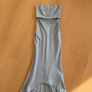 Revolve Dusty Blue 'June' Dress by NBD, XS